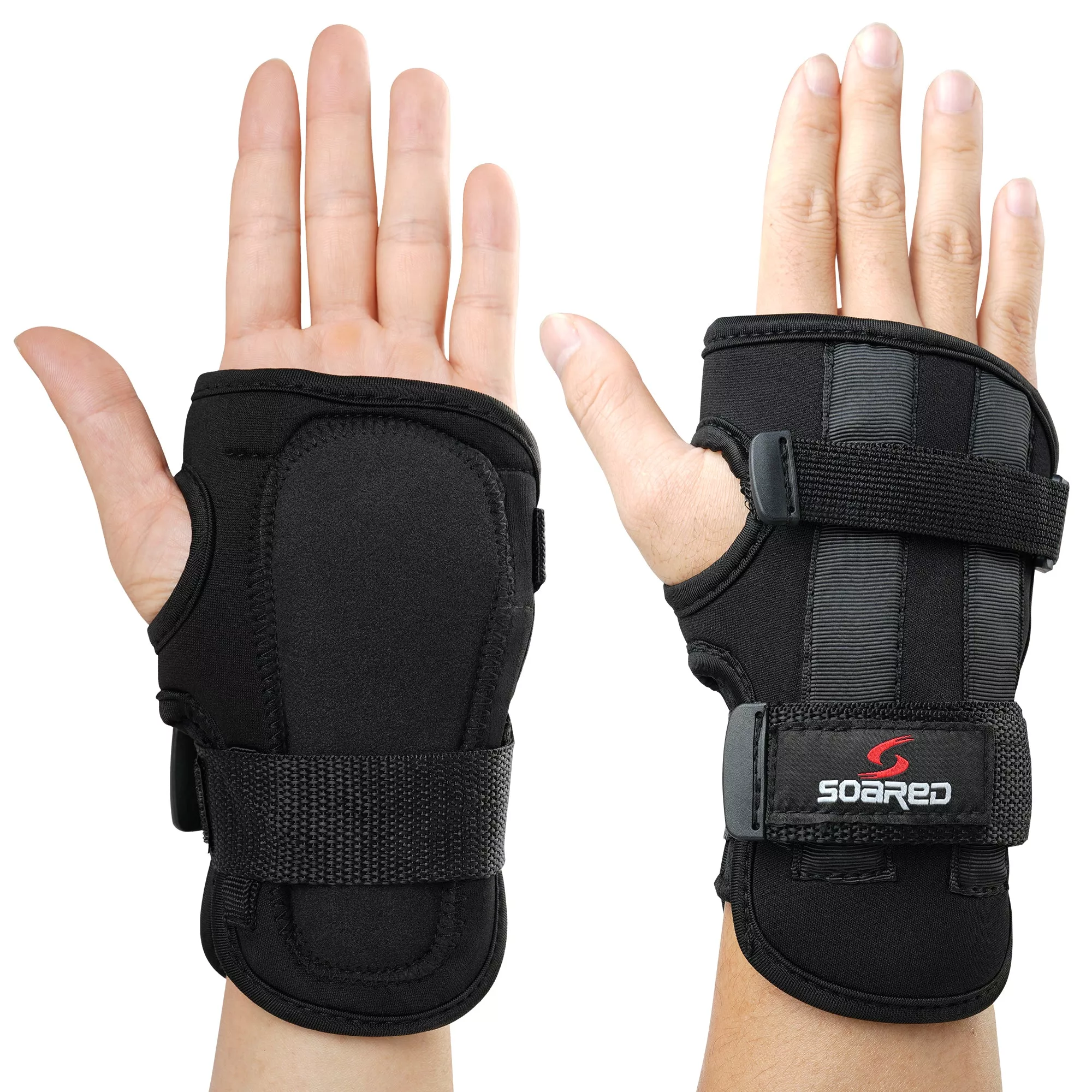 SOARED Adjustable Wrist Guards for Snowboarding and Skateboarding