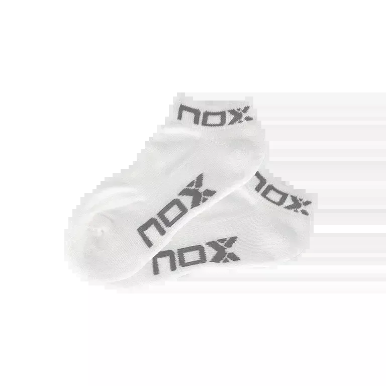 Socks NOX Pinkies Blanco/Gris Mujer