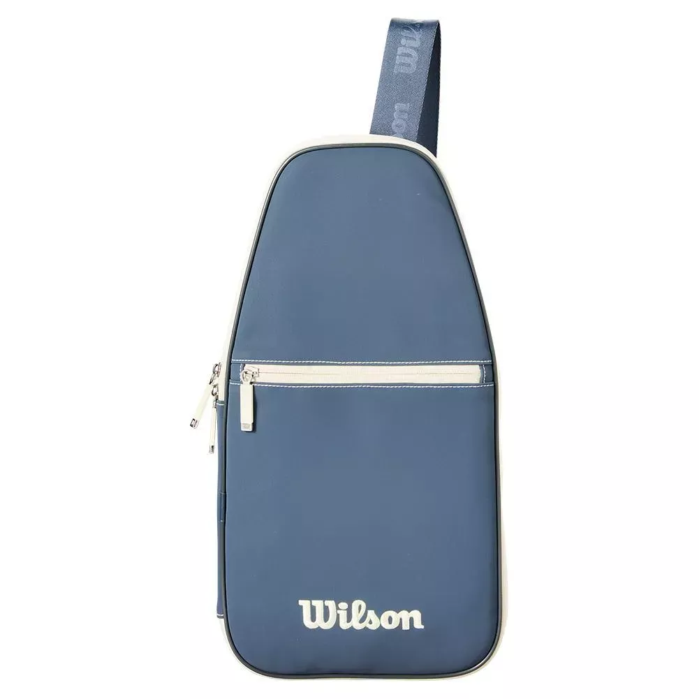 Soft Full Cover Pickleball Bag Blue and Cream