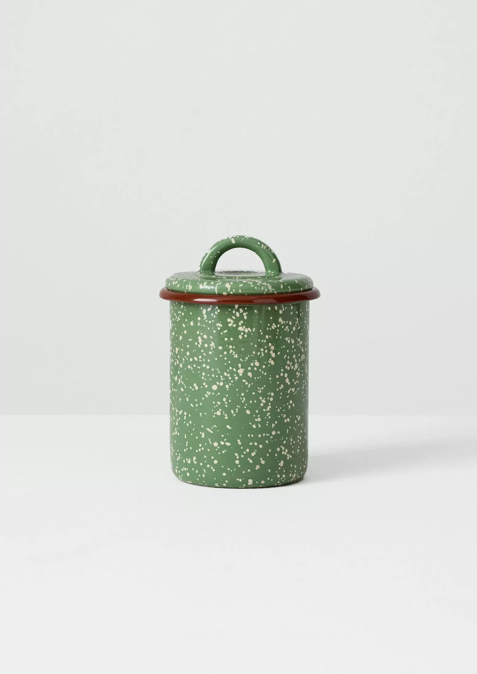 Speckle Enamel Storage Jar