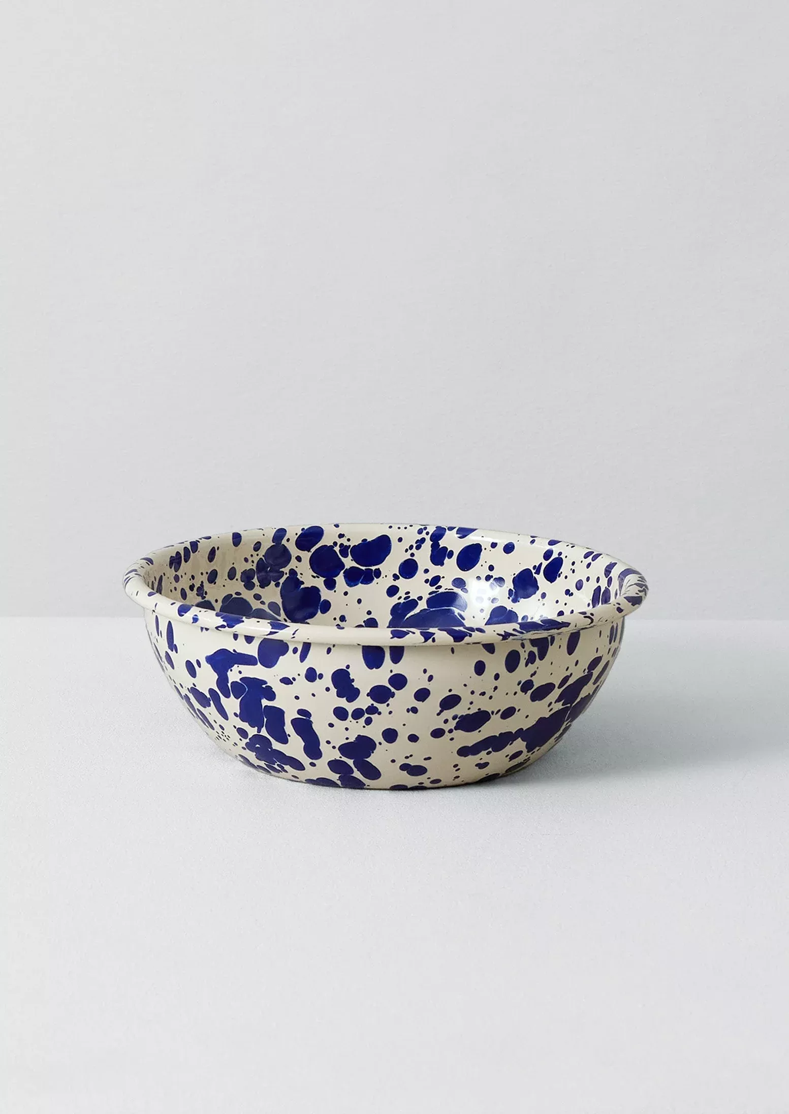 Splatter Enamel Salad Bowl
