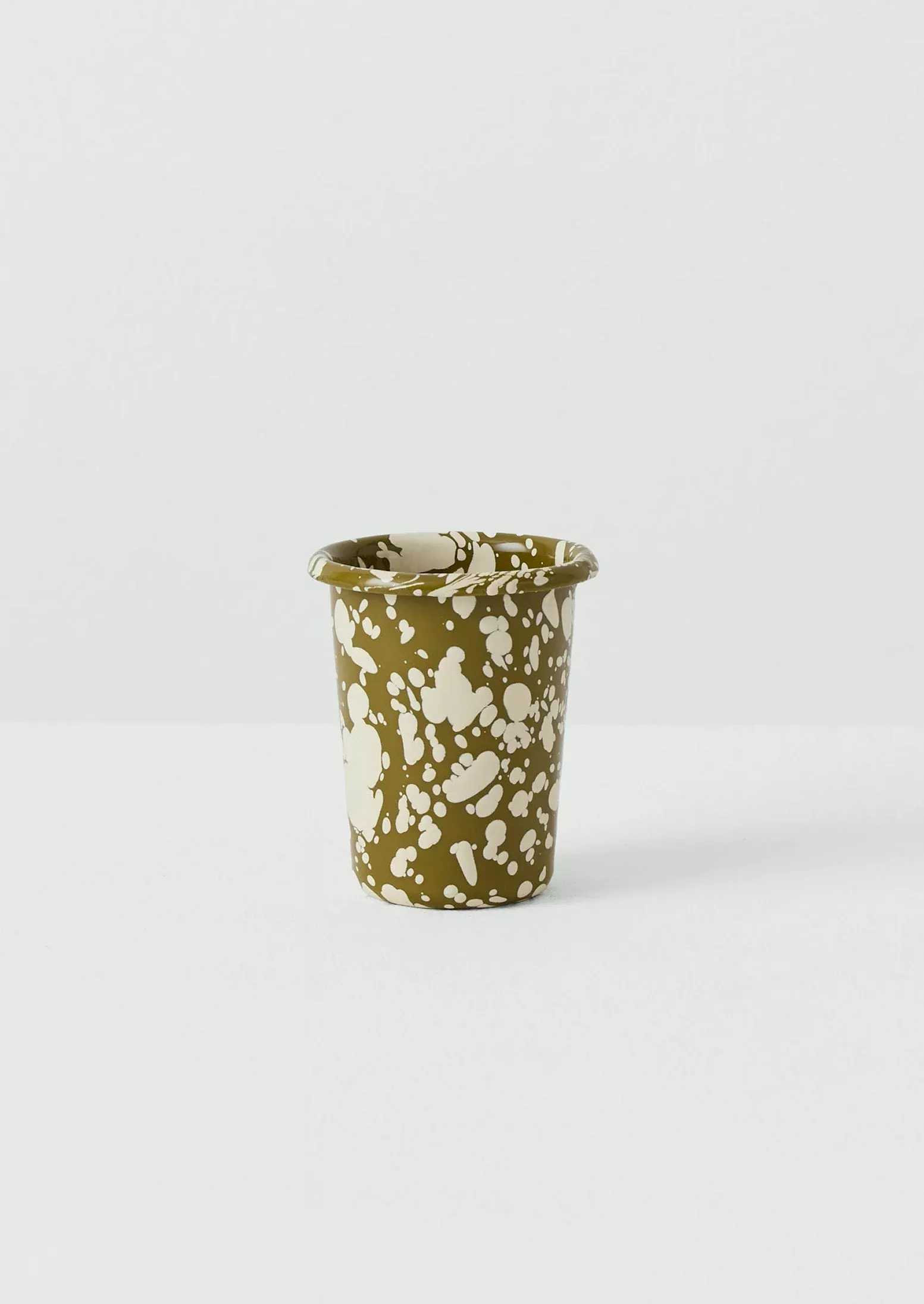 Splatter Enamel Toothbrush Tumbler