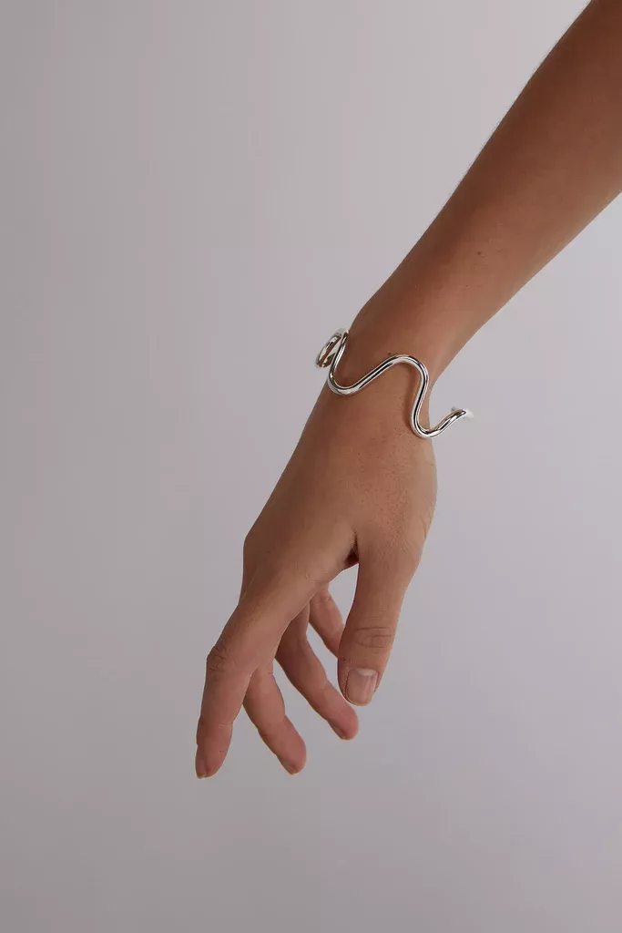 SQUIGGLE CUFF BRACELET