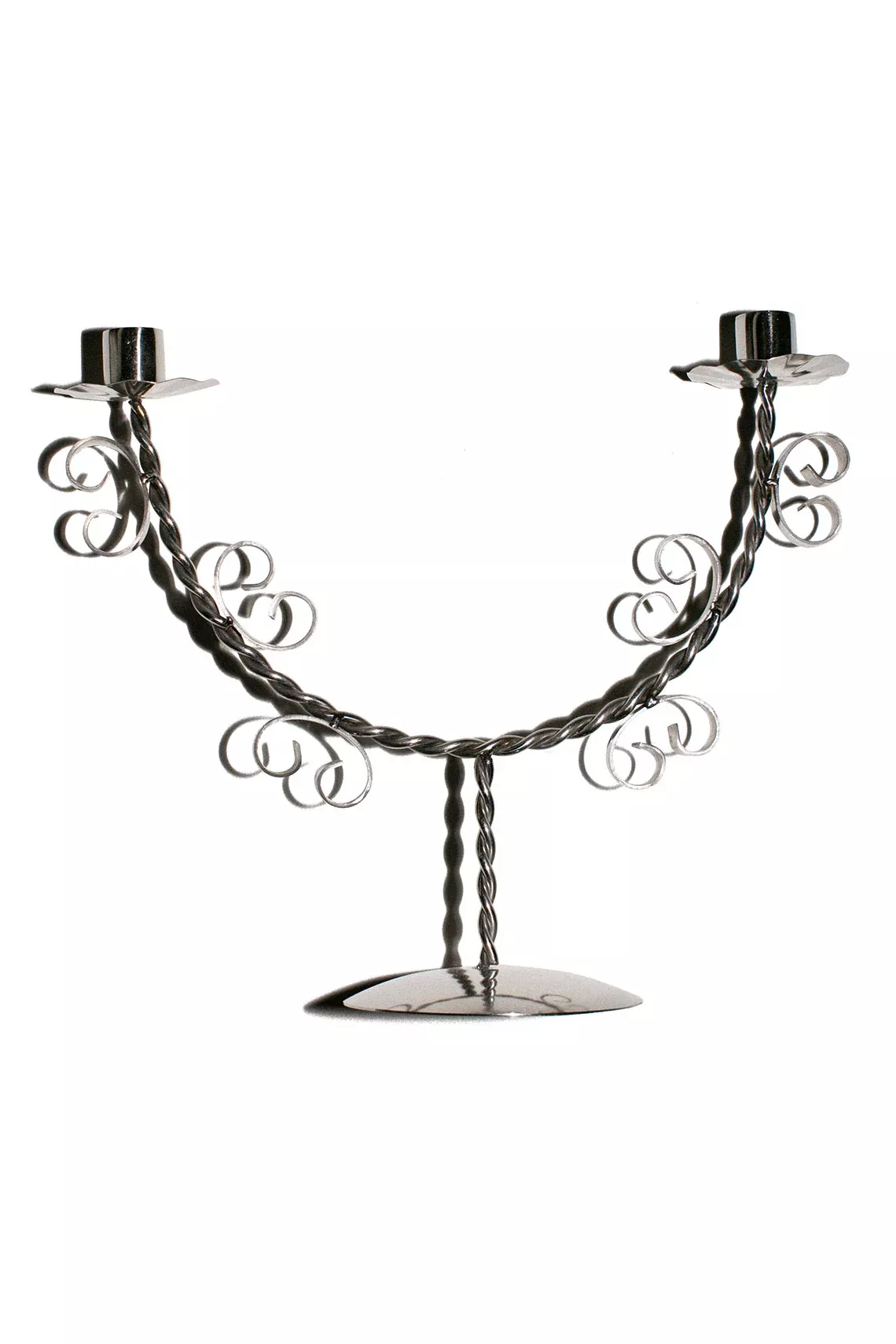 Stainless Steel Twist Candle Holder
