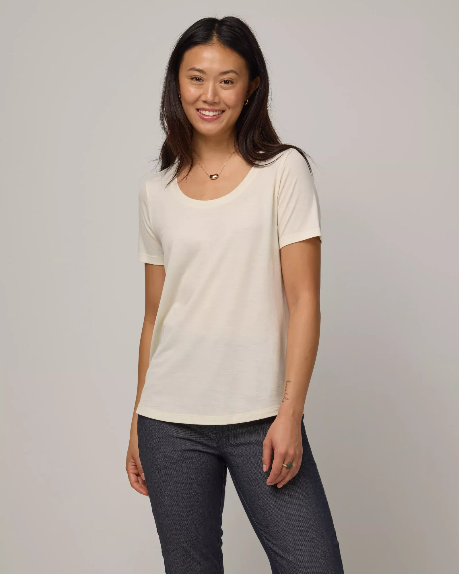 Stella Signature Scoop Neck Tee