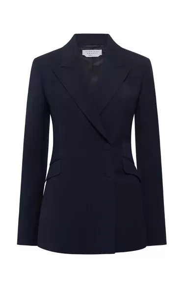 Stephanie Blazer in Dark Navy Sportswear Wool