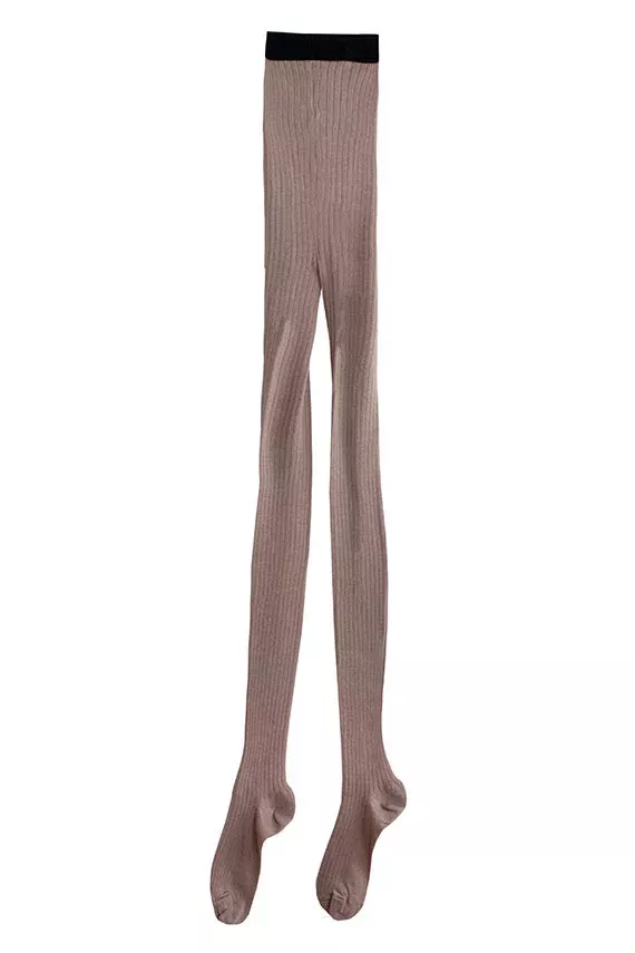 Stone Nonna Rib Tights