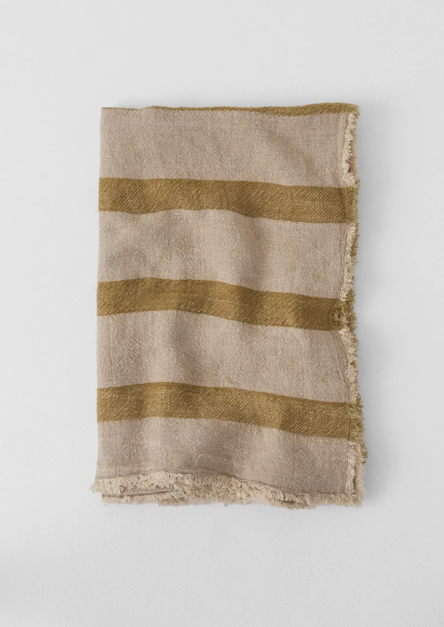 Stripe Linen Throw