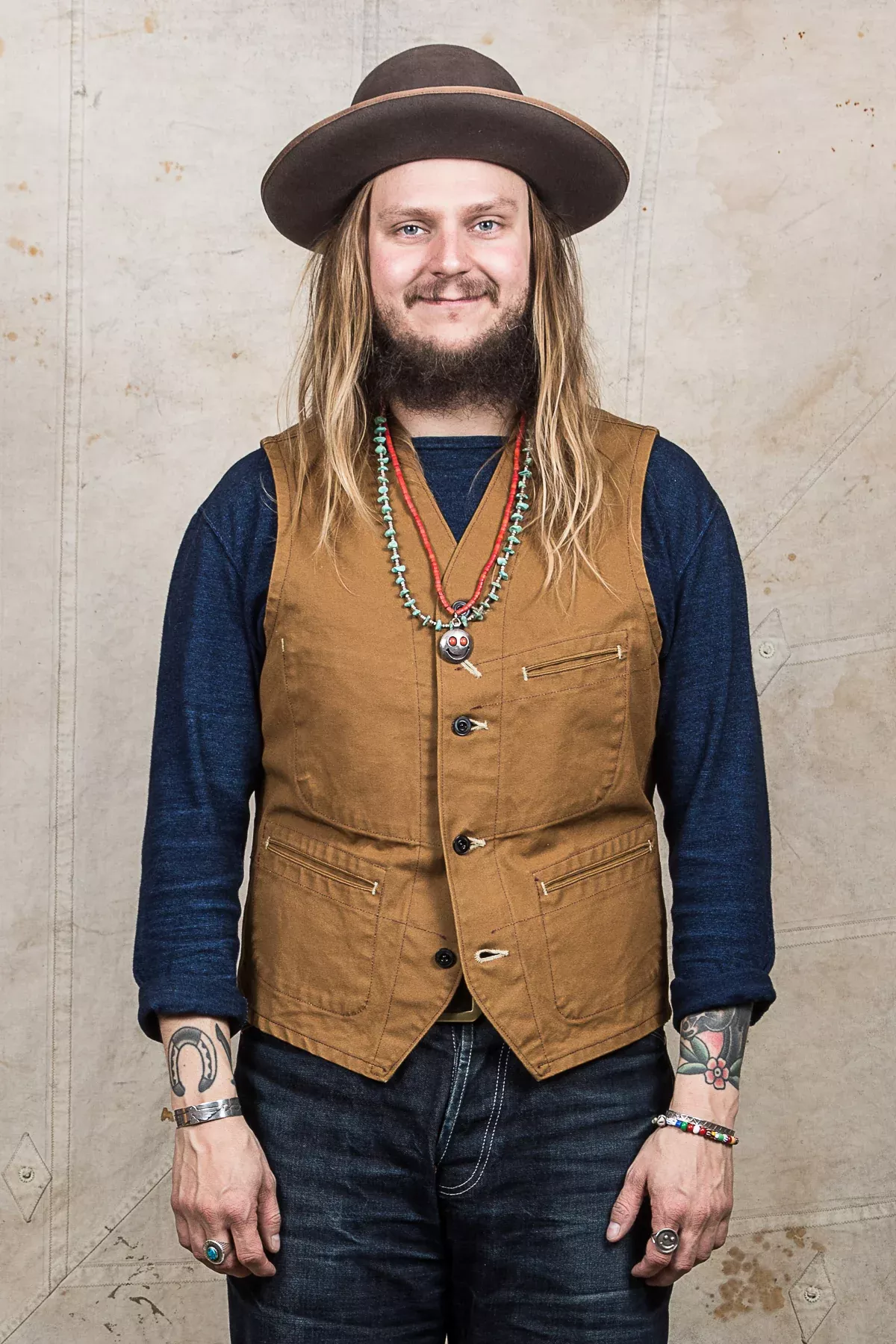 Sugar Cane & Co. Cotton Duck Work Vest