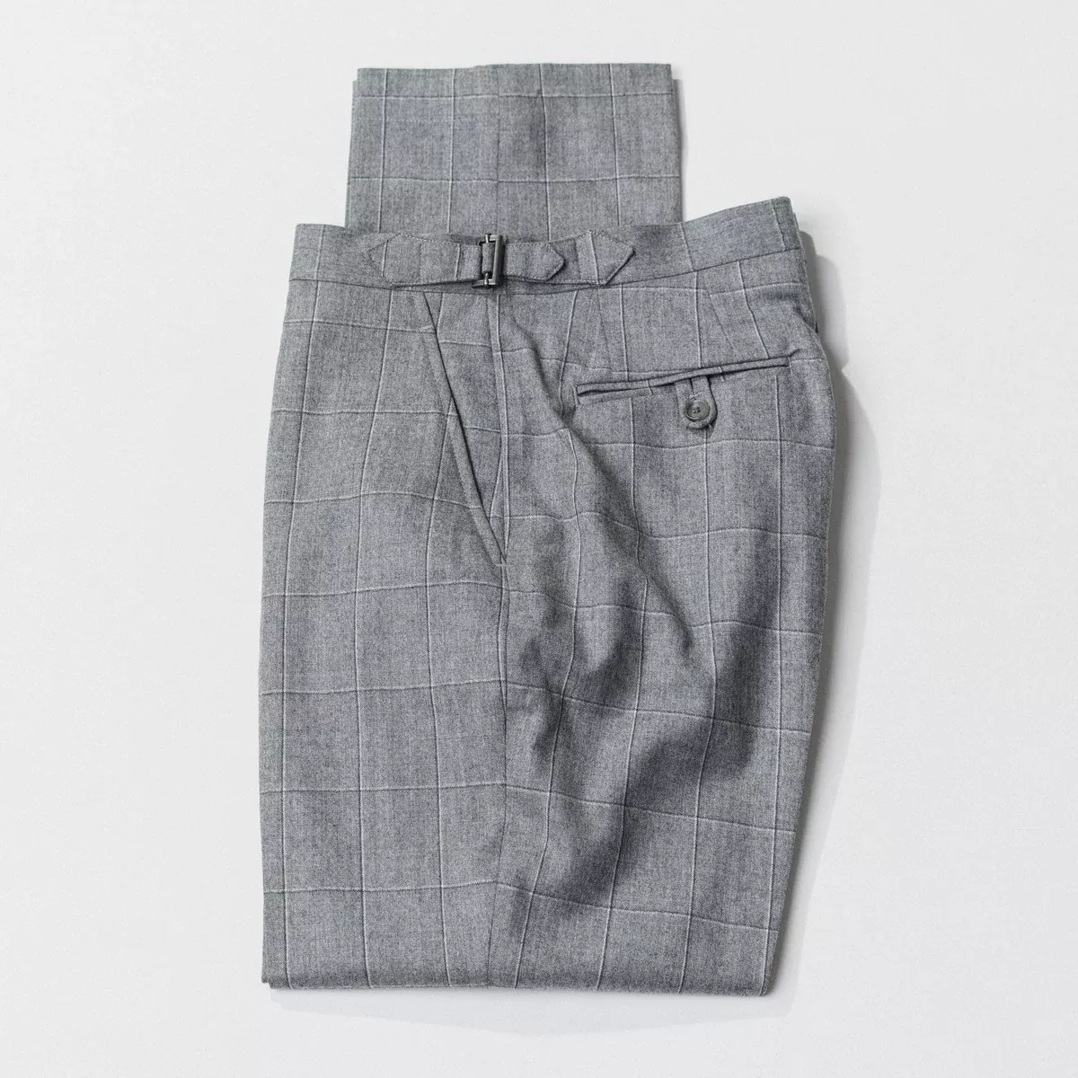 Super 120s Winter Plaid, Grey