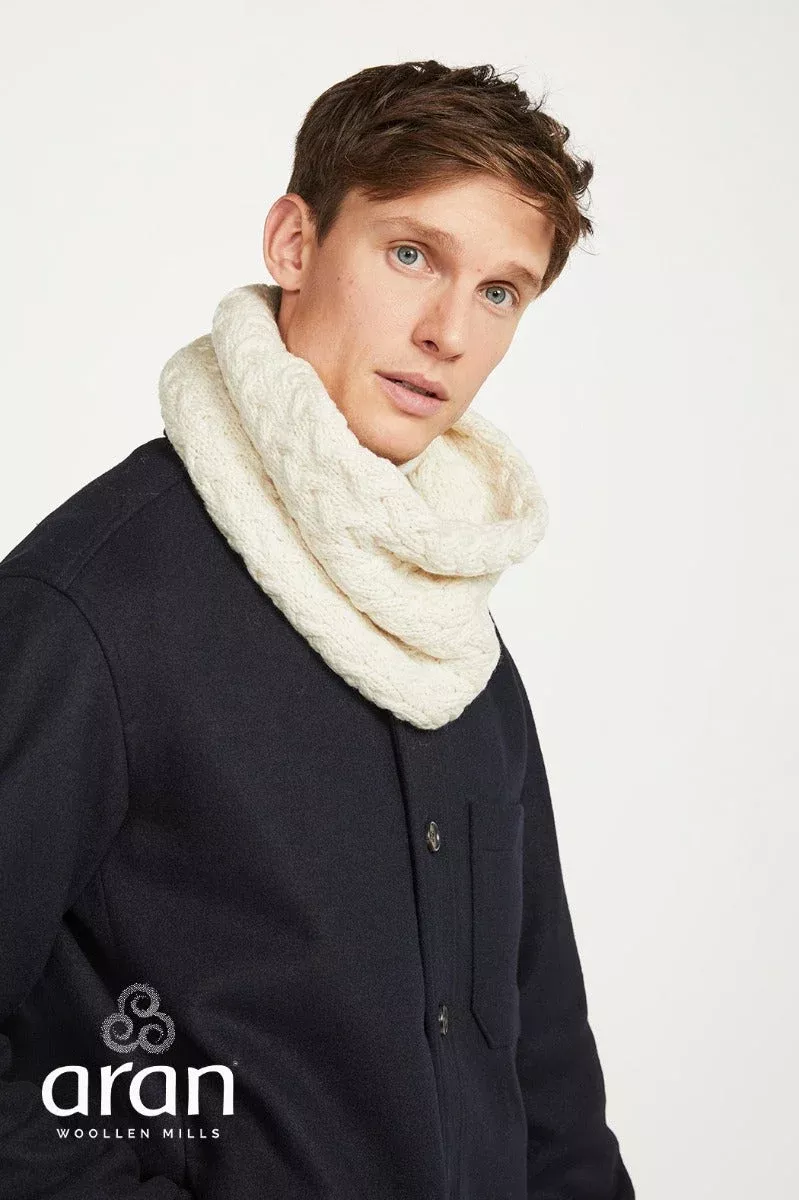 Super Soft Aran Snood Natural