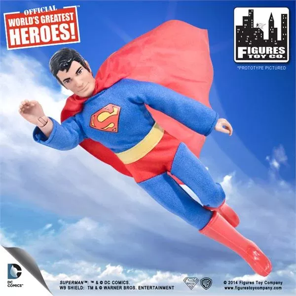 Superman 8 Inch Retro Figurine