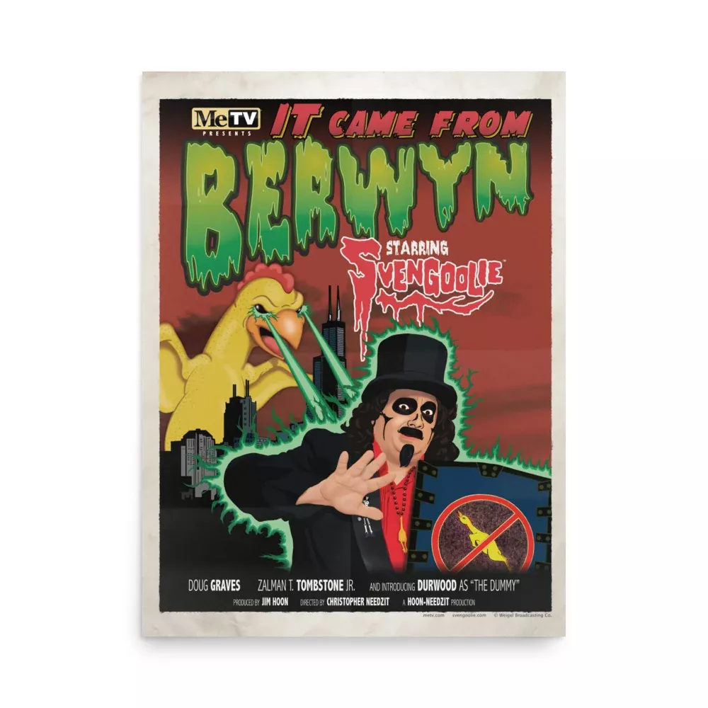 Svengoolie “It Came From Berwyn” Poster