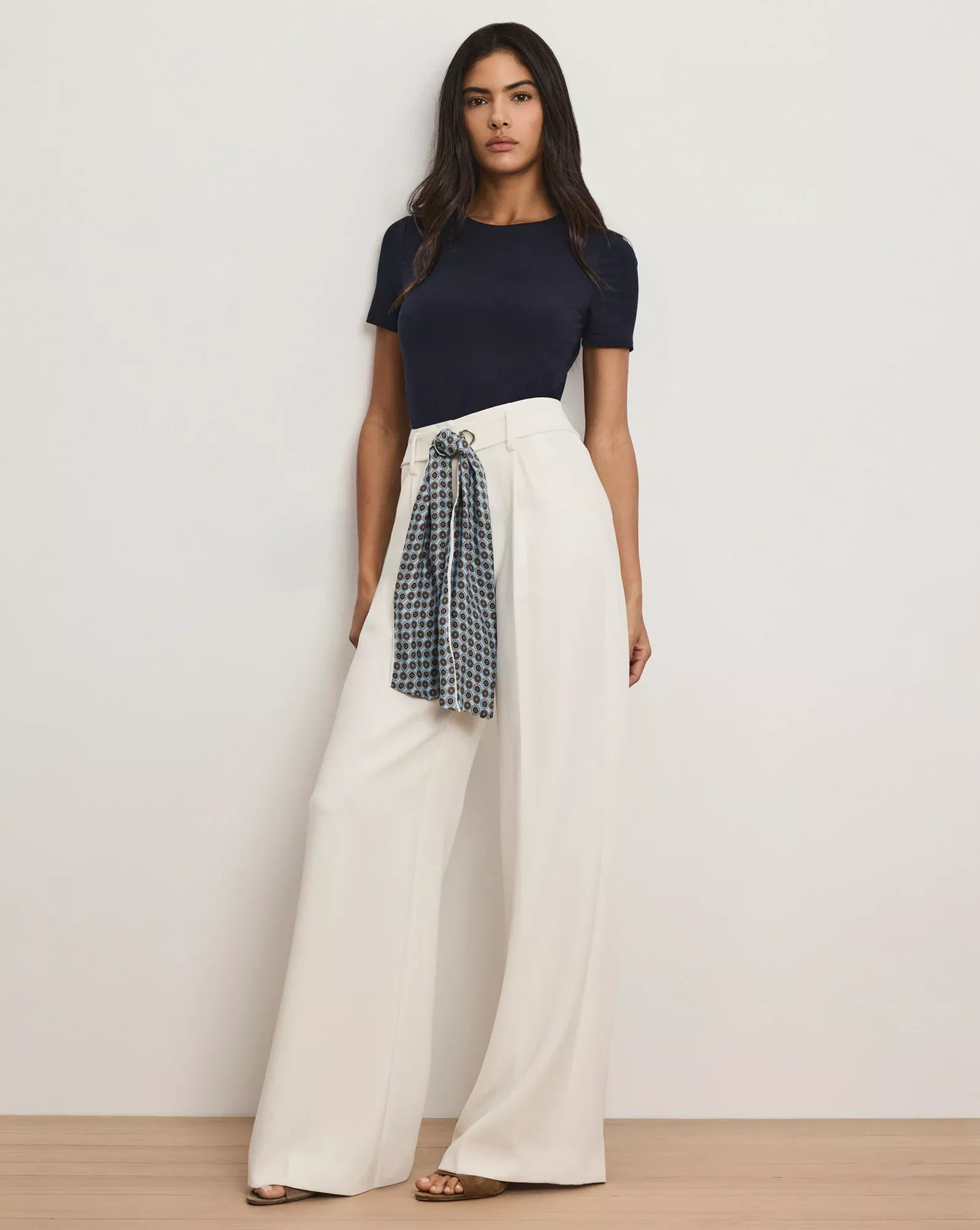Tai Belted Wide-Leg Pant
