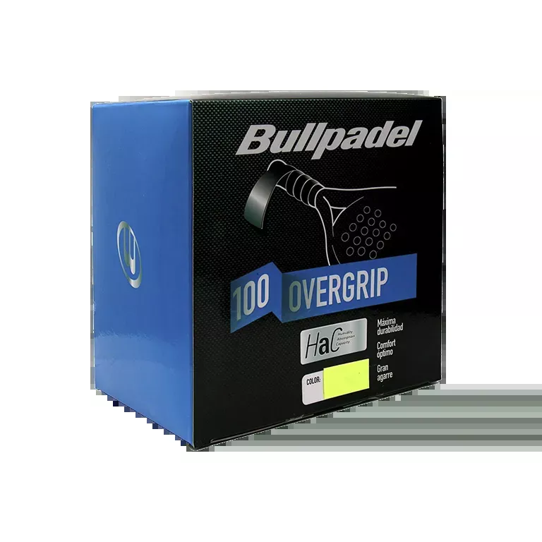 Tambor Overgrips Bullpadel HaC Amarillo (x100)