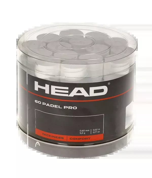 Tambor Overgrips HEAD Padel Pro Gris (x60)