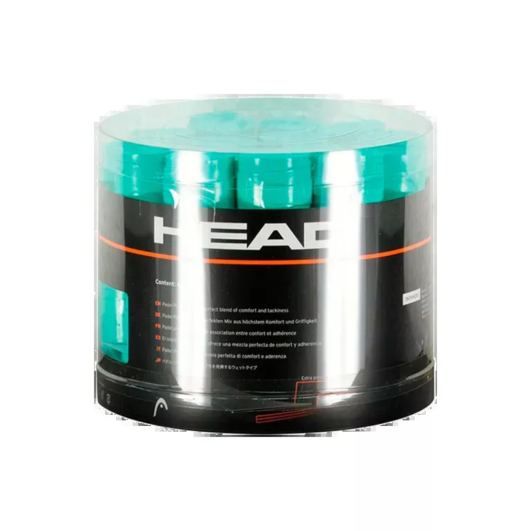Tambor Overgrips HEAD Padel Pro Verde (x60)