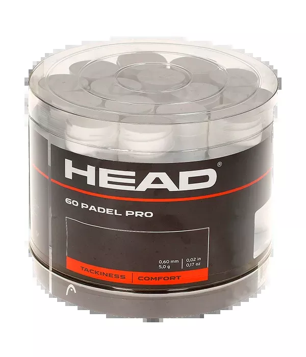 Tambor Overgrips HEAD Padel Pro White (x60)