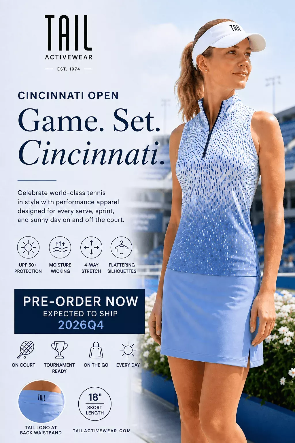 Taormina Top - Riviera Azure (Pre-Order)