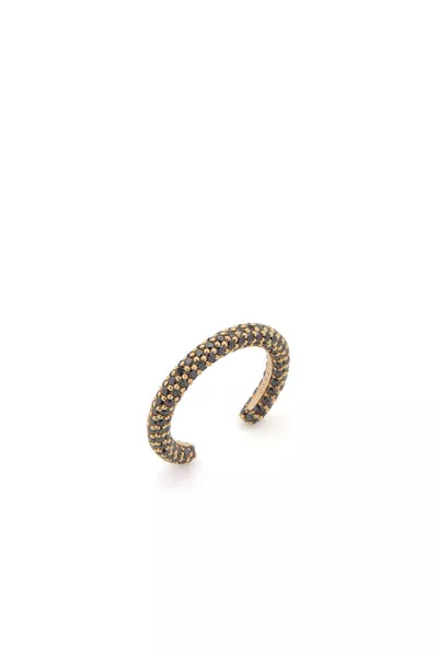 Tarot Pave Ring in 18K Yellow Gold & Black Diamonds