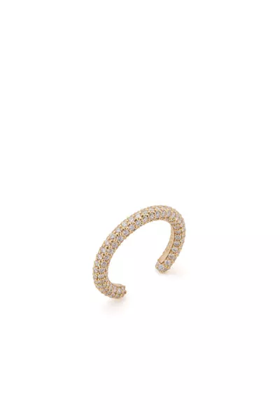 Tarot Pave Ring in 18K Yellow Gold & White Diamonds