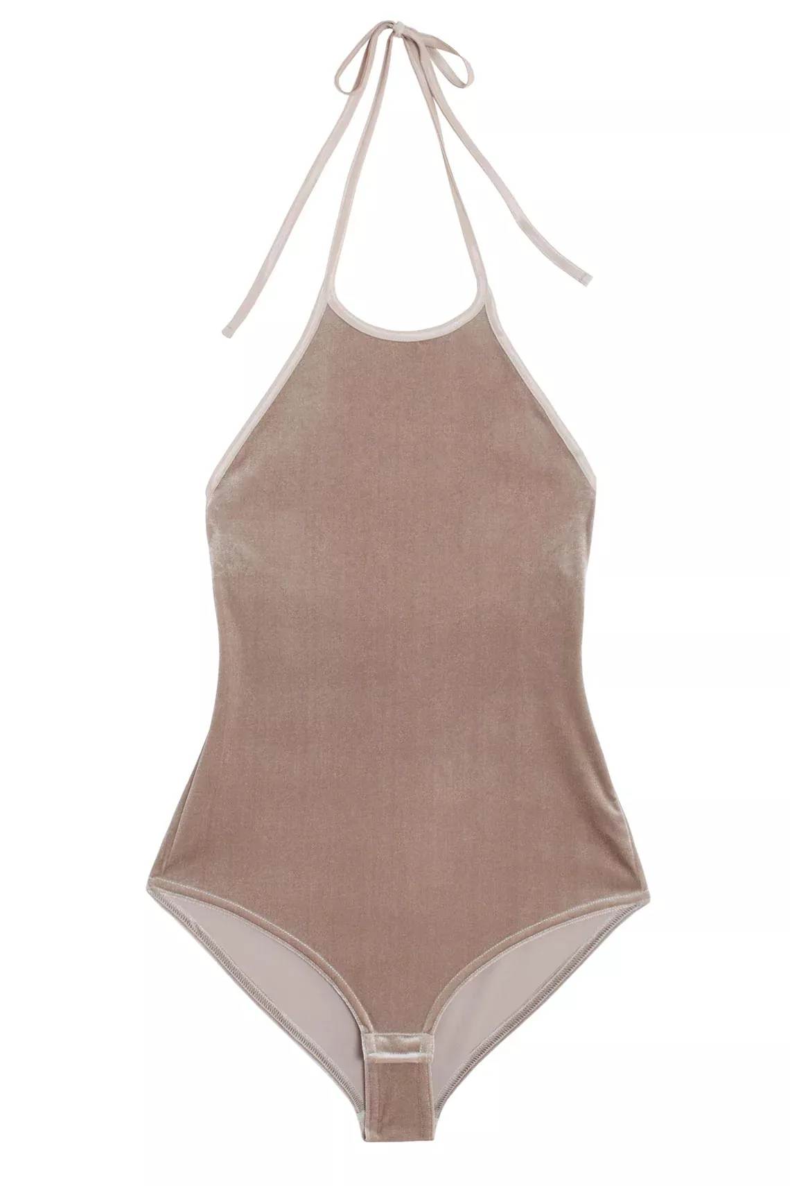 Taupe Velvet Body Darling