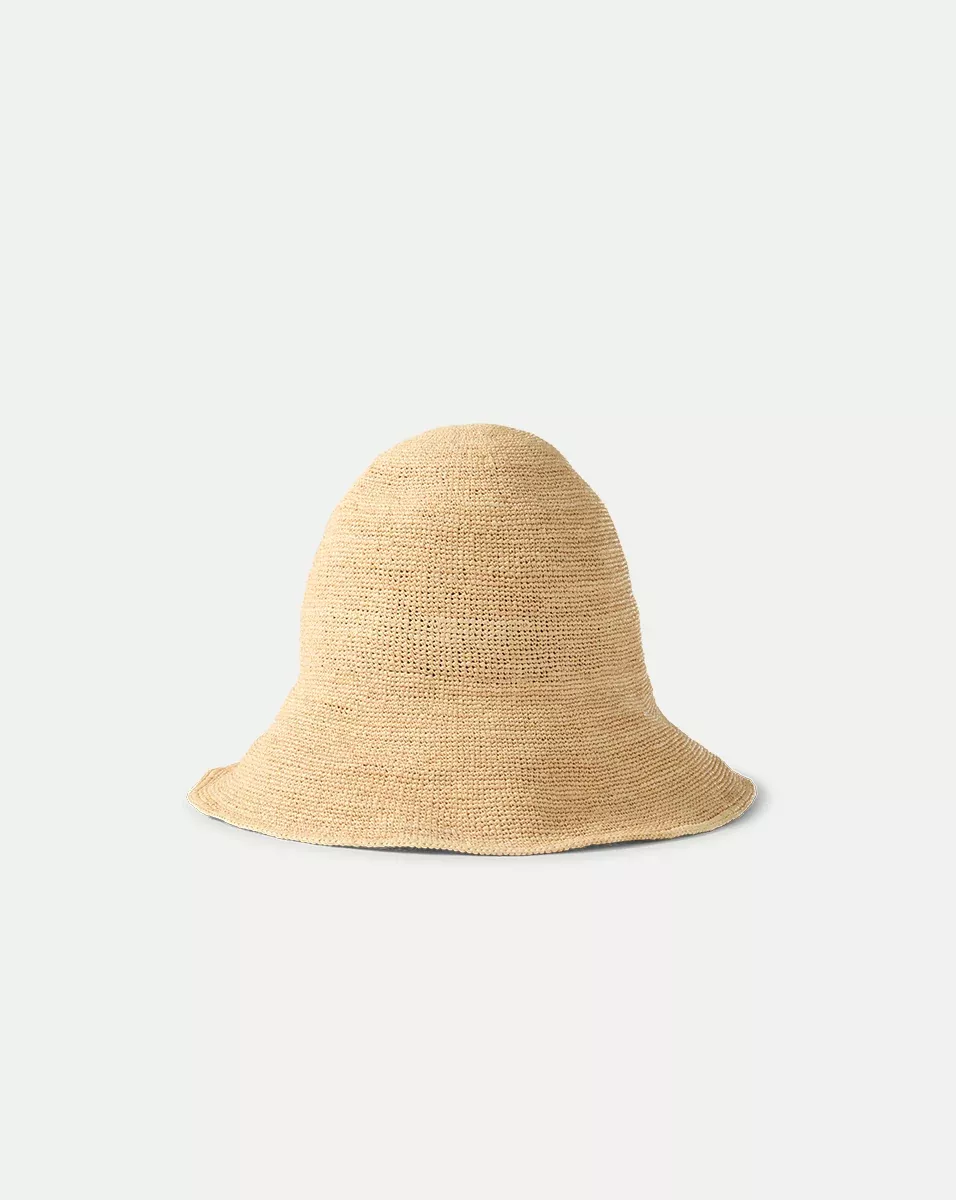 Teagan Raffia Straw Bucket Hat