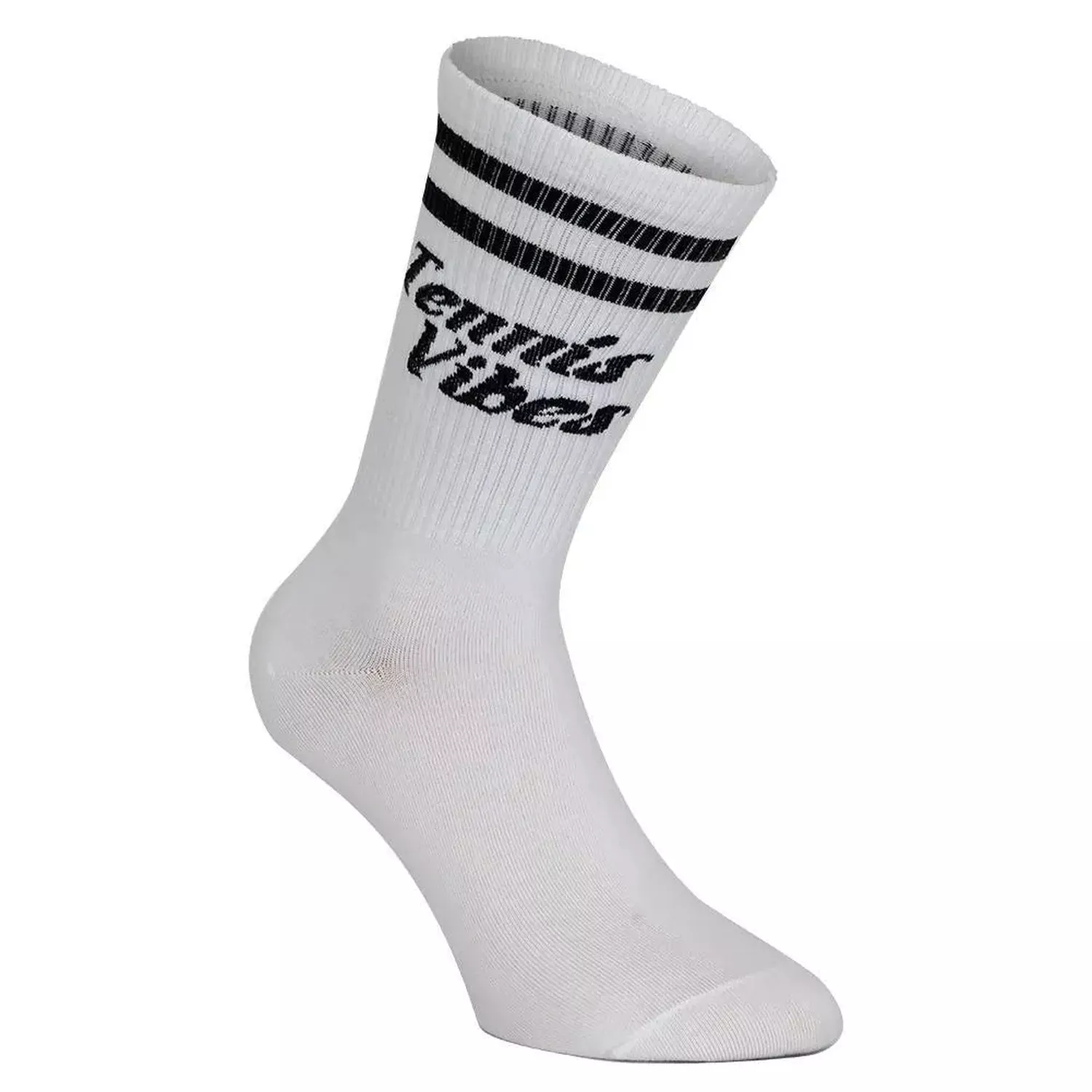 Tennis Vibes Socks White and Black