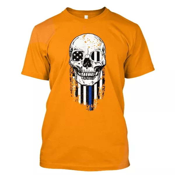 Thin Blue Line Halloween T-Shirt (Discontinued)