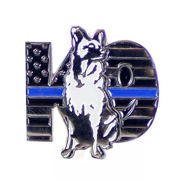 Thin Blue Line K9 Dog Pin - Thin Blue Line USA