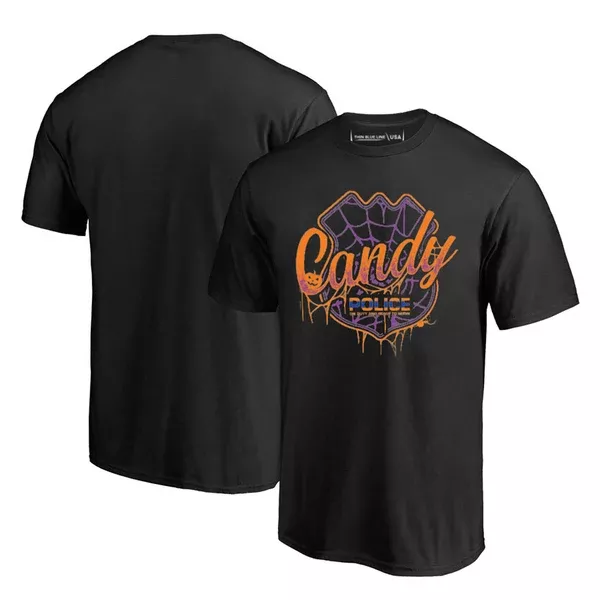 Thin Blue Line T-Shirt - Halloween, Special Edition