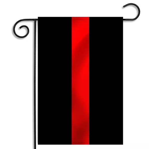 Thin Red Line Garden Flag - 12.5 x 18 Inches