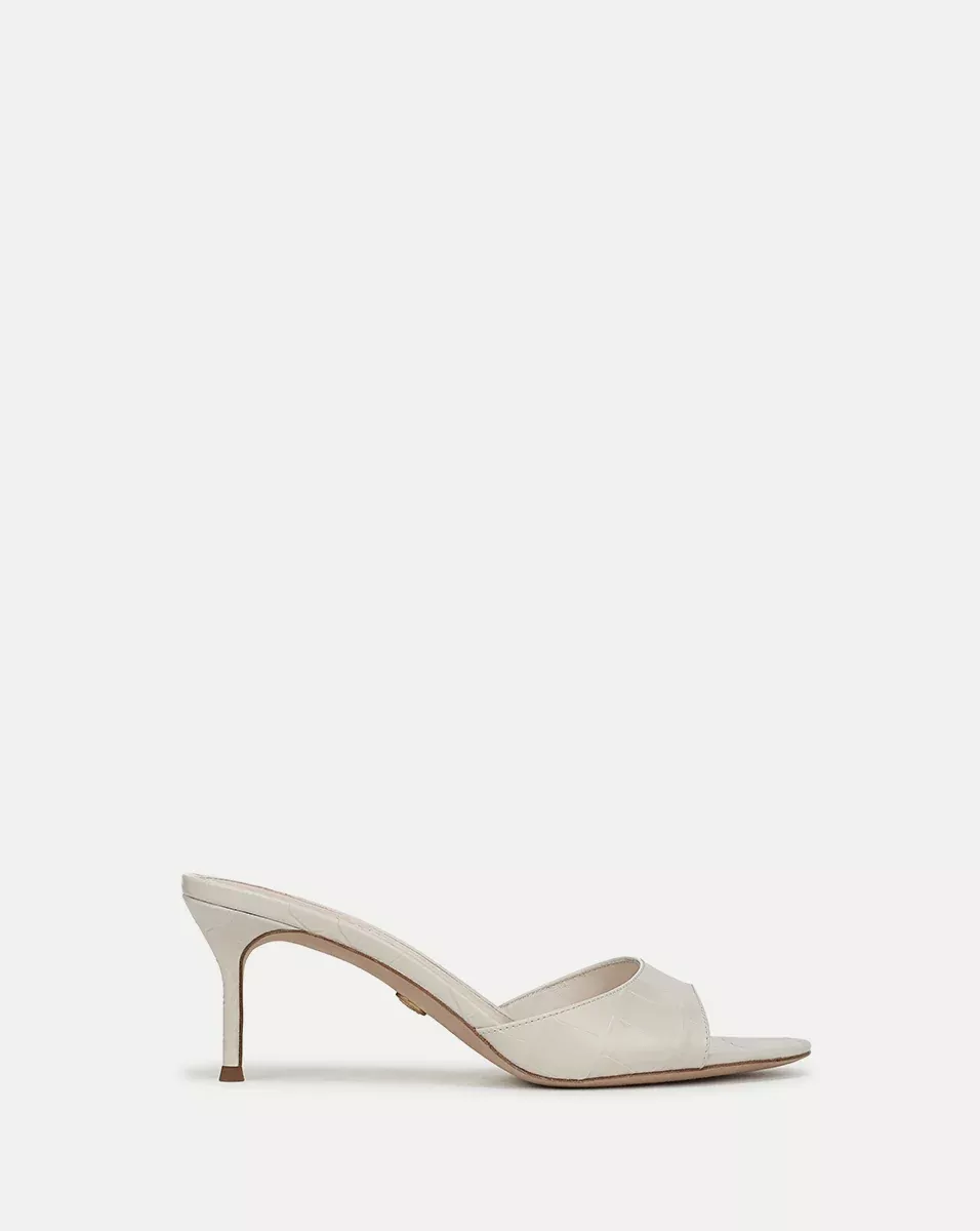 Tia Croc-Embossed Sandal