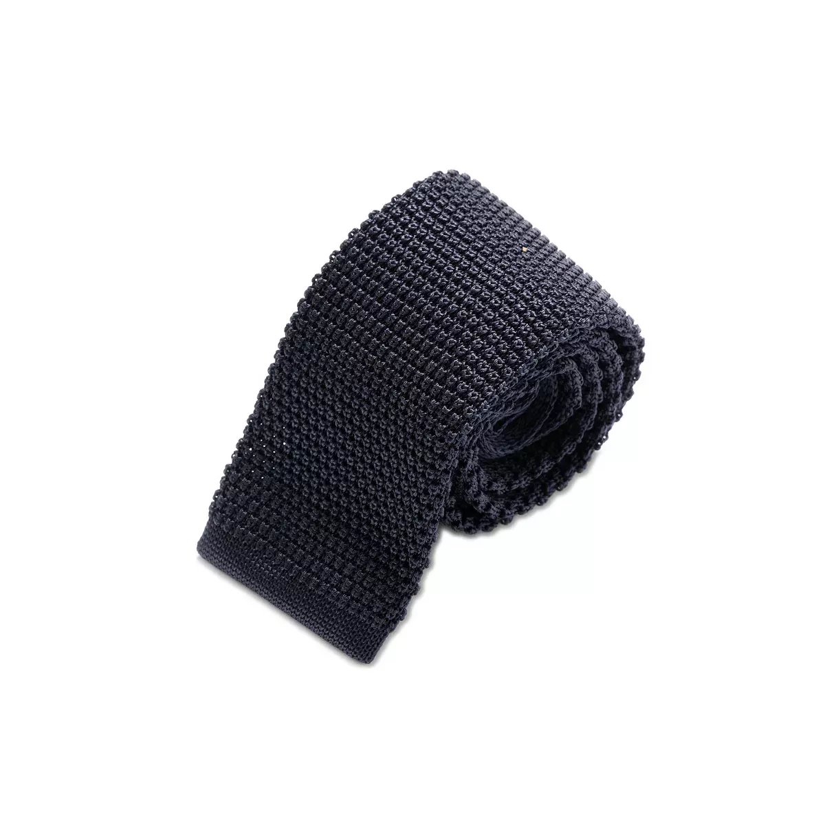 Ties - Navy Silk Knit