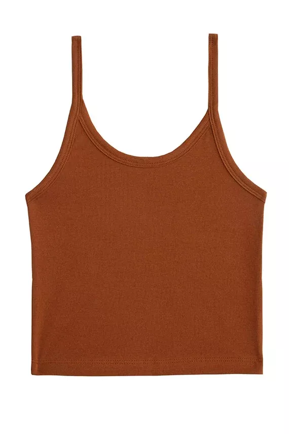 Toffee Crop Tank