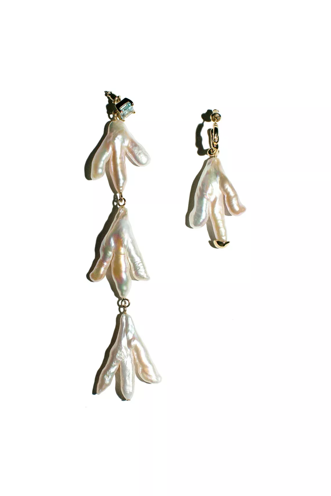 Topaz Paw Drop Earrings