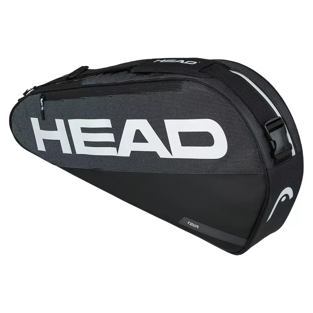 Tour Racquet Bag S 3 Pack Black and White