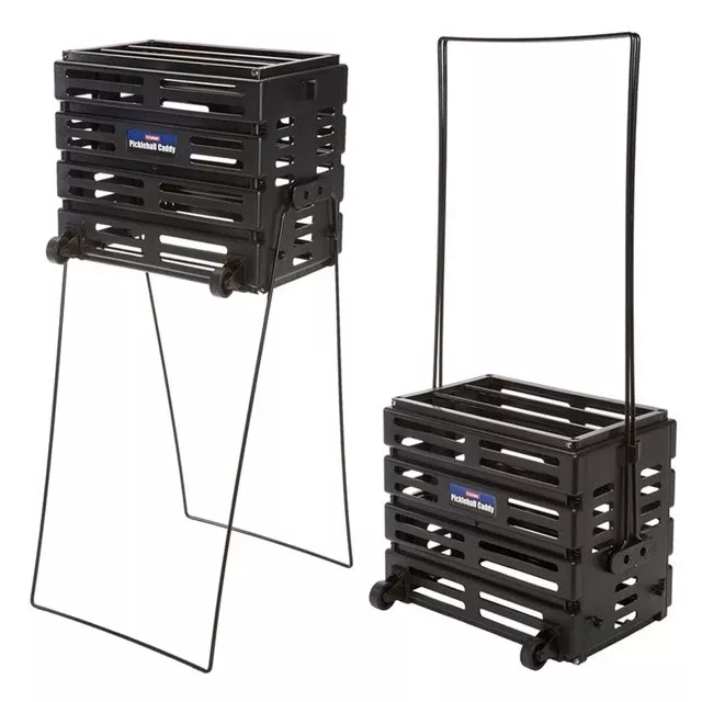 Tourna Deluxe Pickleball Ball Caddy – Portable Cart