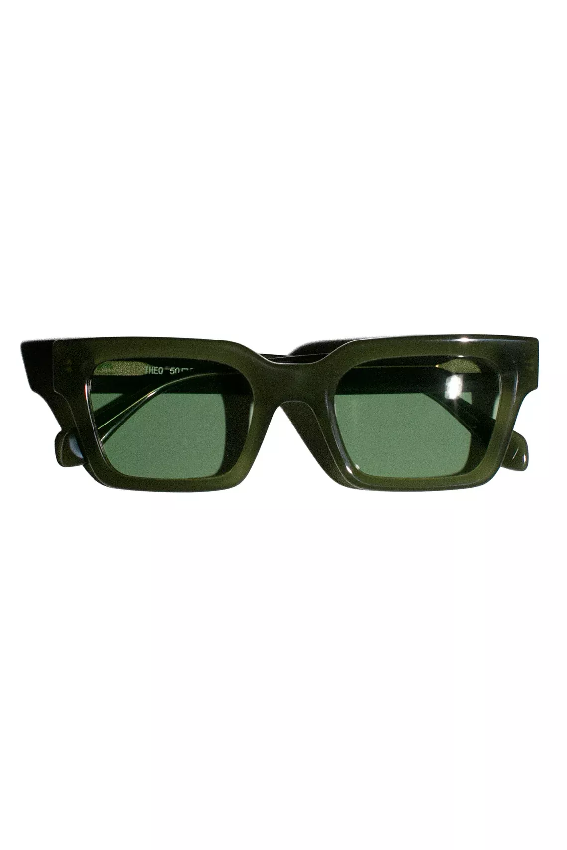Translucent Green Theo Sunnies