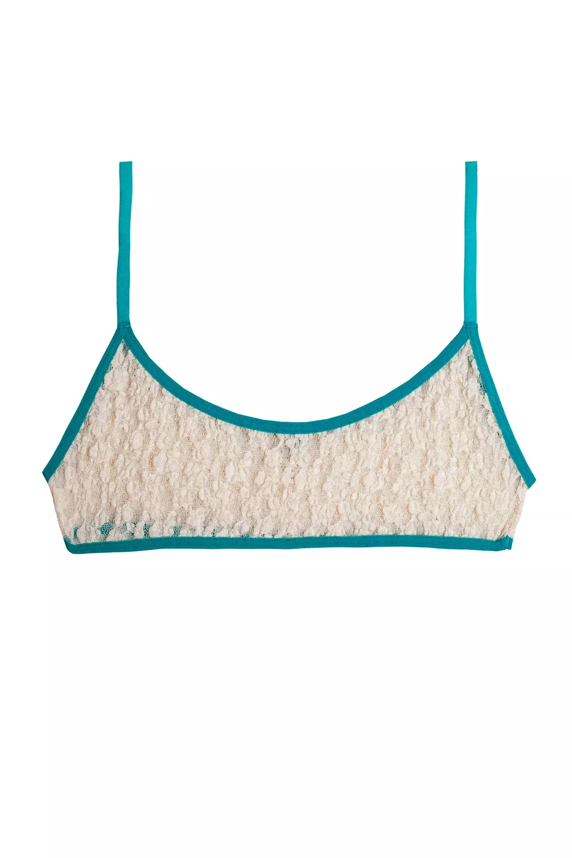 Turquoise & Lace Musial Bra