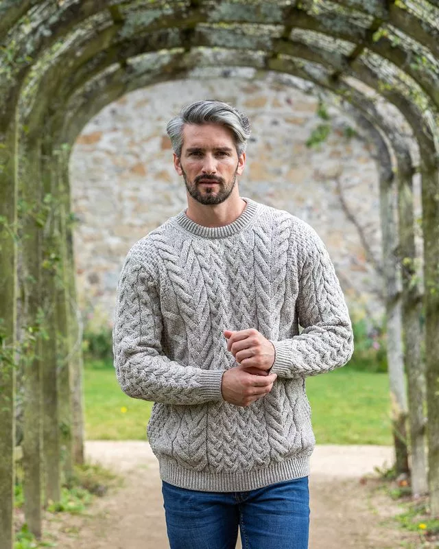 Unisex Super Soft Merino Wool Sweater Oatmeal