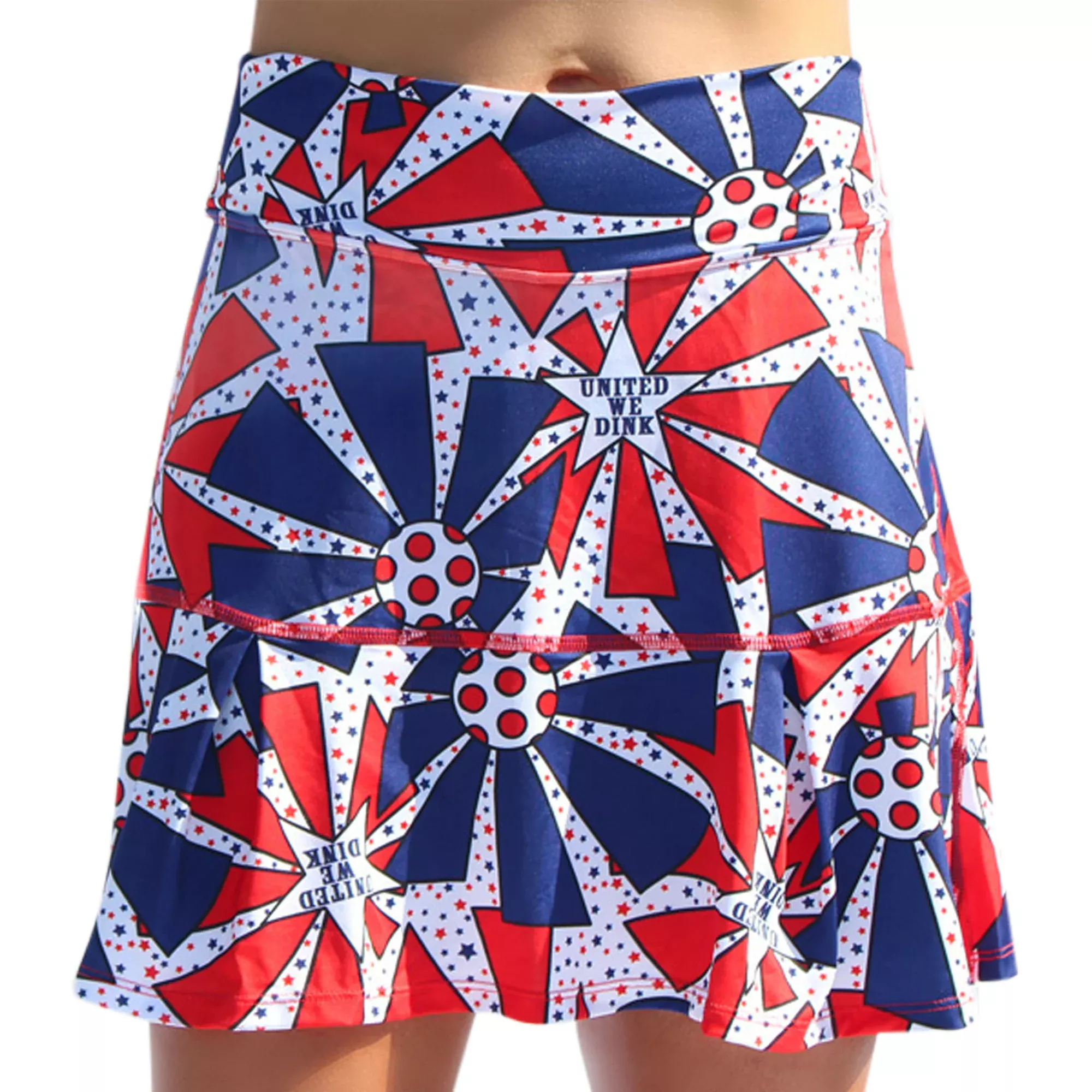 United We Dink Drop Pleat Skort