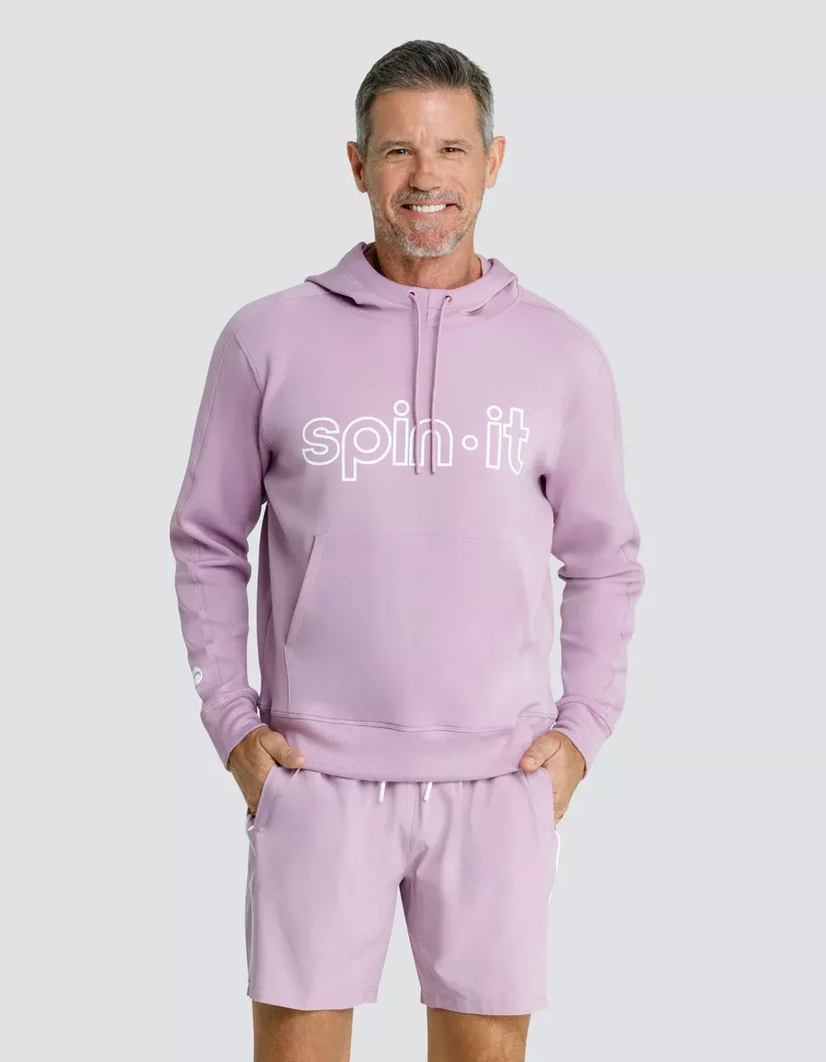 VADER LOGO SWEATSHIRT WITH HOOD - LAVENDER MIST