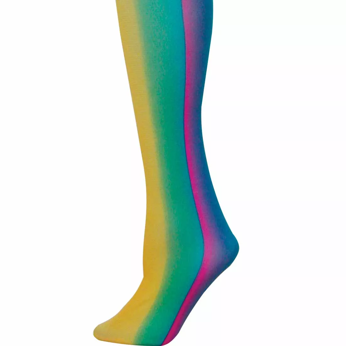 Vertical Rainbow Adult Tights