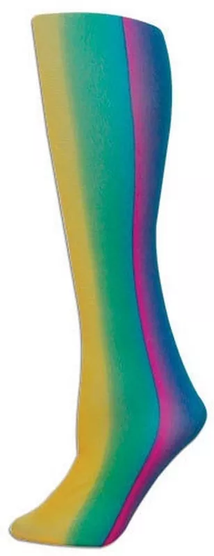Vertical Rainbow Trouser Socks