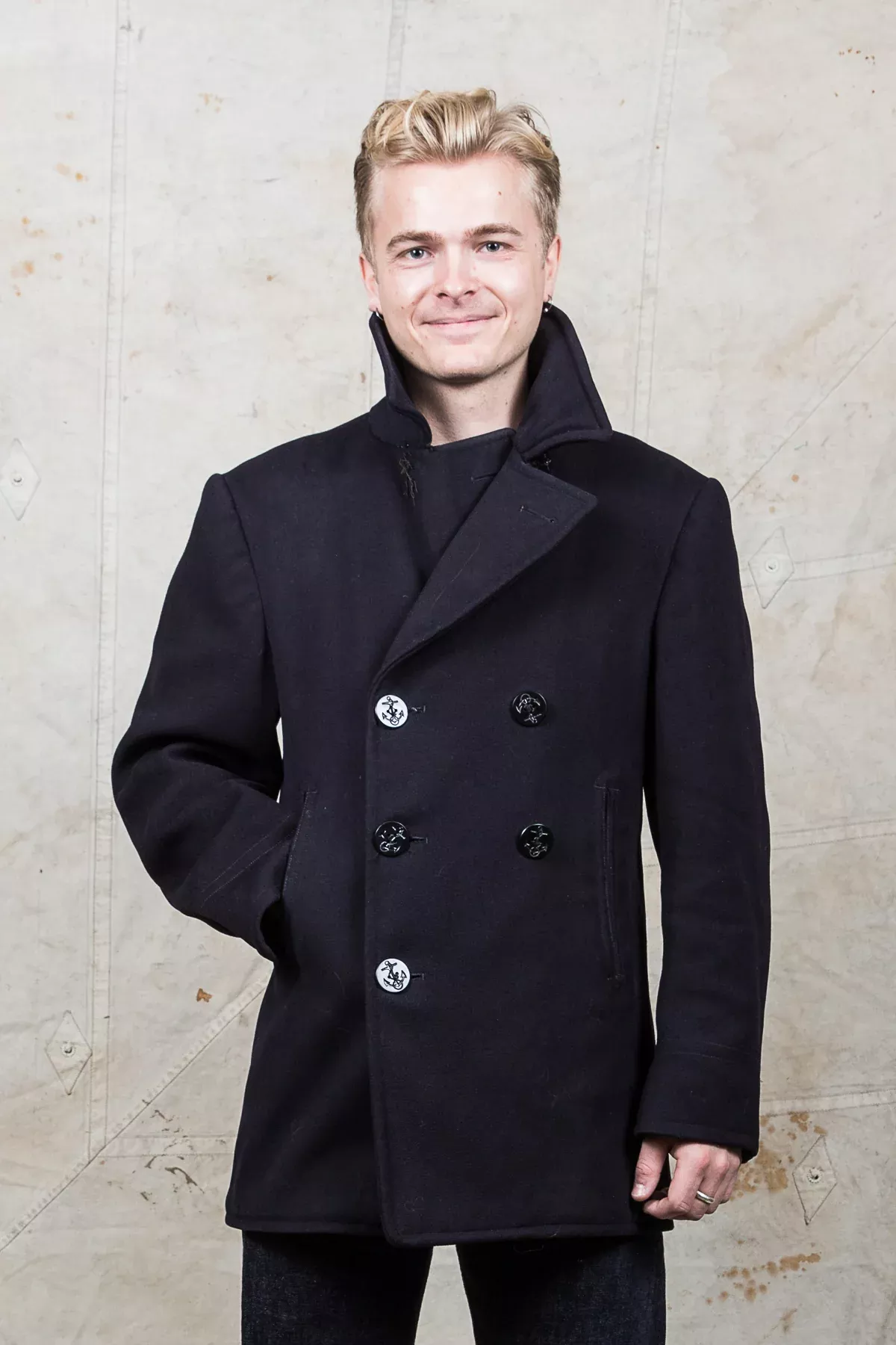 Vintage Original USN Wool Pea Coat