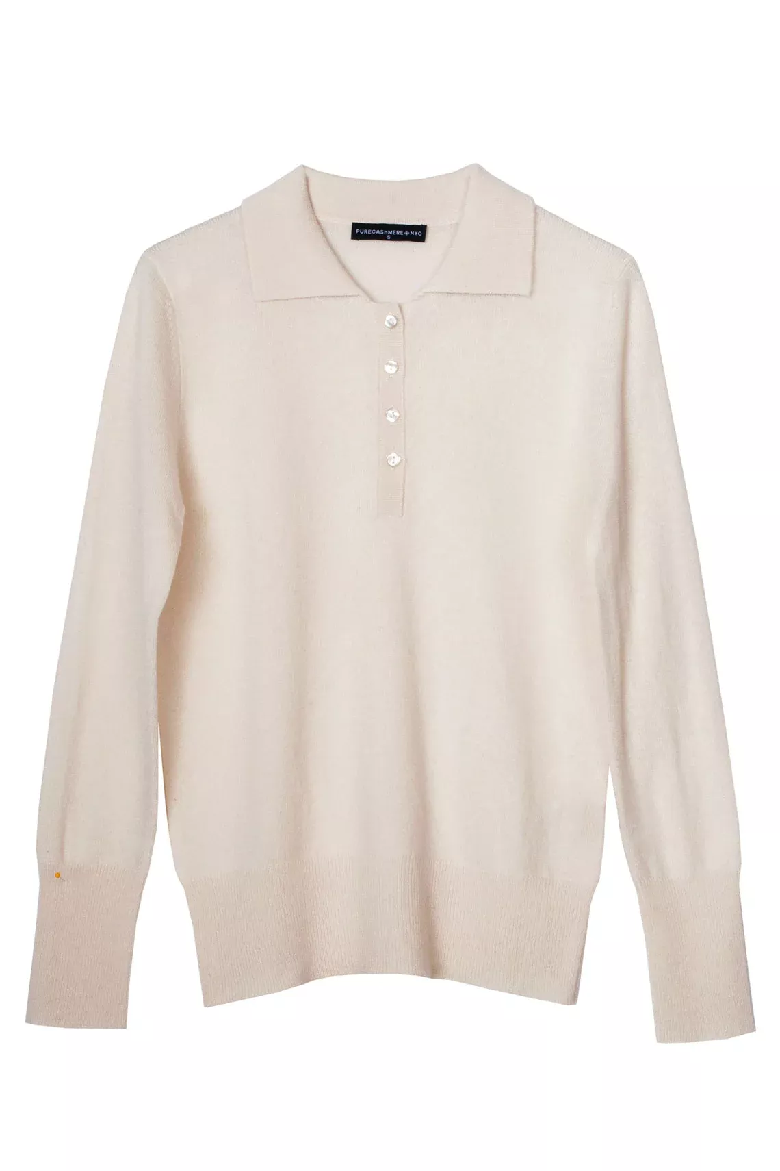 Vintage White Polo Sweater