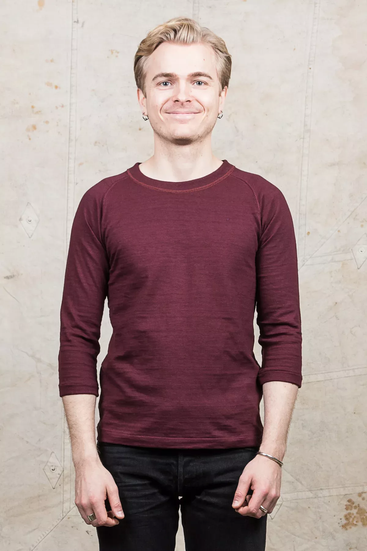 Warehouse & Co Freedom T-shirt Bordeaux