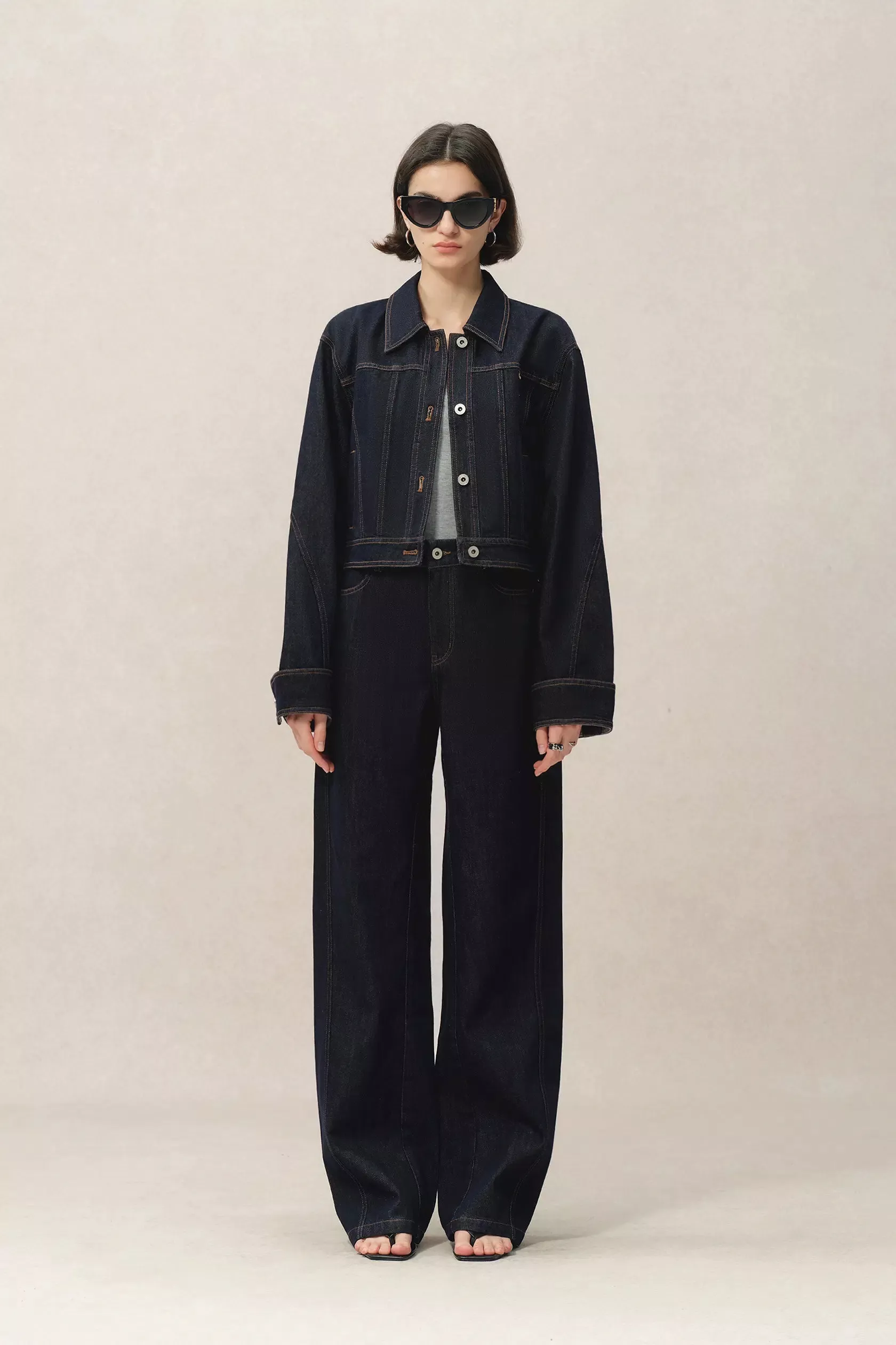 Wendy Denim Jacket in Raw Denim