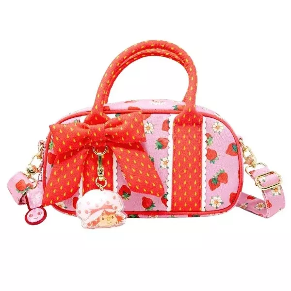 Whatever Makes You Happy Strawberry Shortcake Duffelette with Acrylic Charm